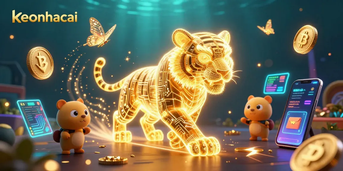 Engage with keonhacai in an electrifying digital casino scene showcasing immersive gaming elements.
