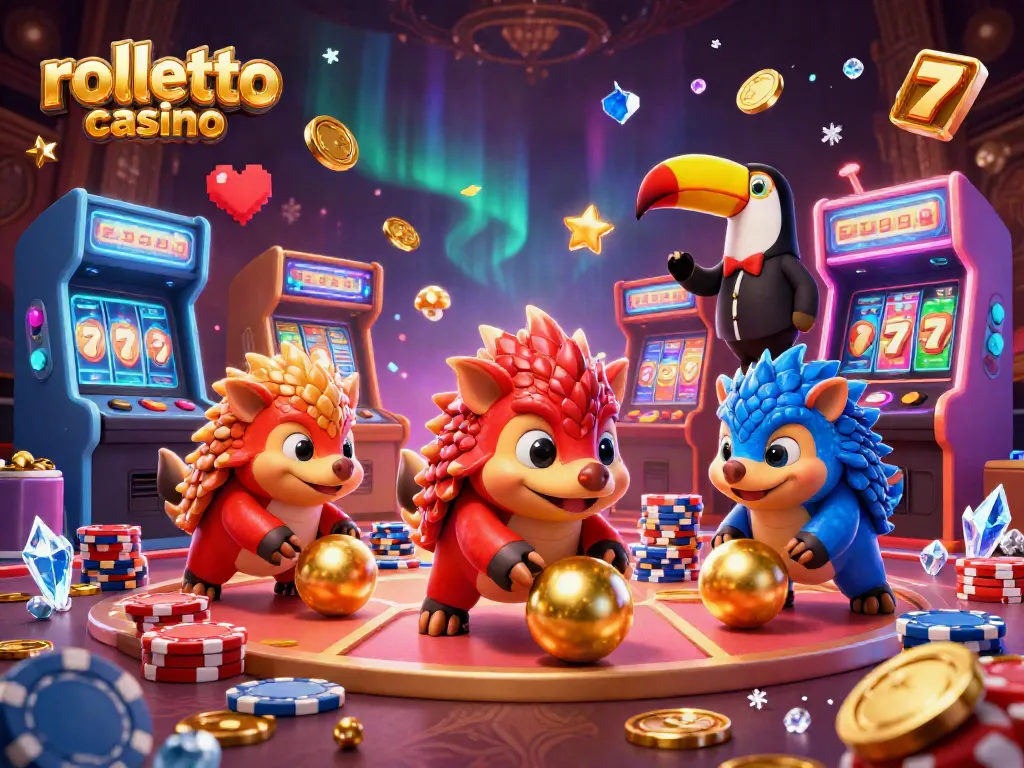 rolletto casino offers a vibrant gaming experience with pangolins and exciting casino elements