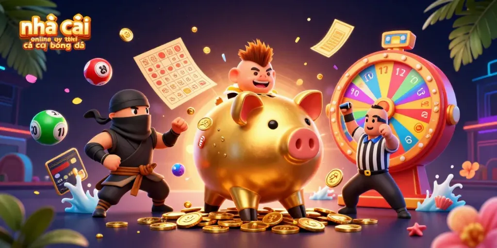Experience nhà cái online uy tín cá cược bóng đá with dynamic betting elements and engaging characters.