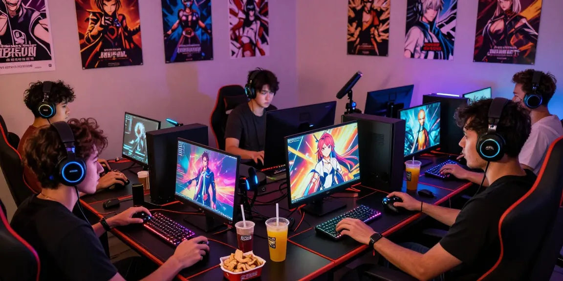 Players enjoying mind control hentai games in an immersive gaming setup